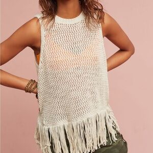 Michael Stars NWT Fringed Sweater Tank Size XS